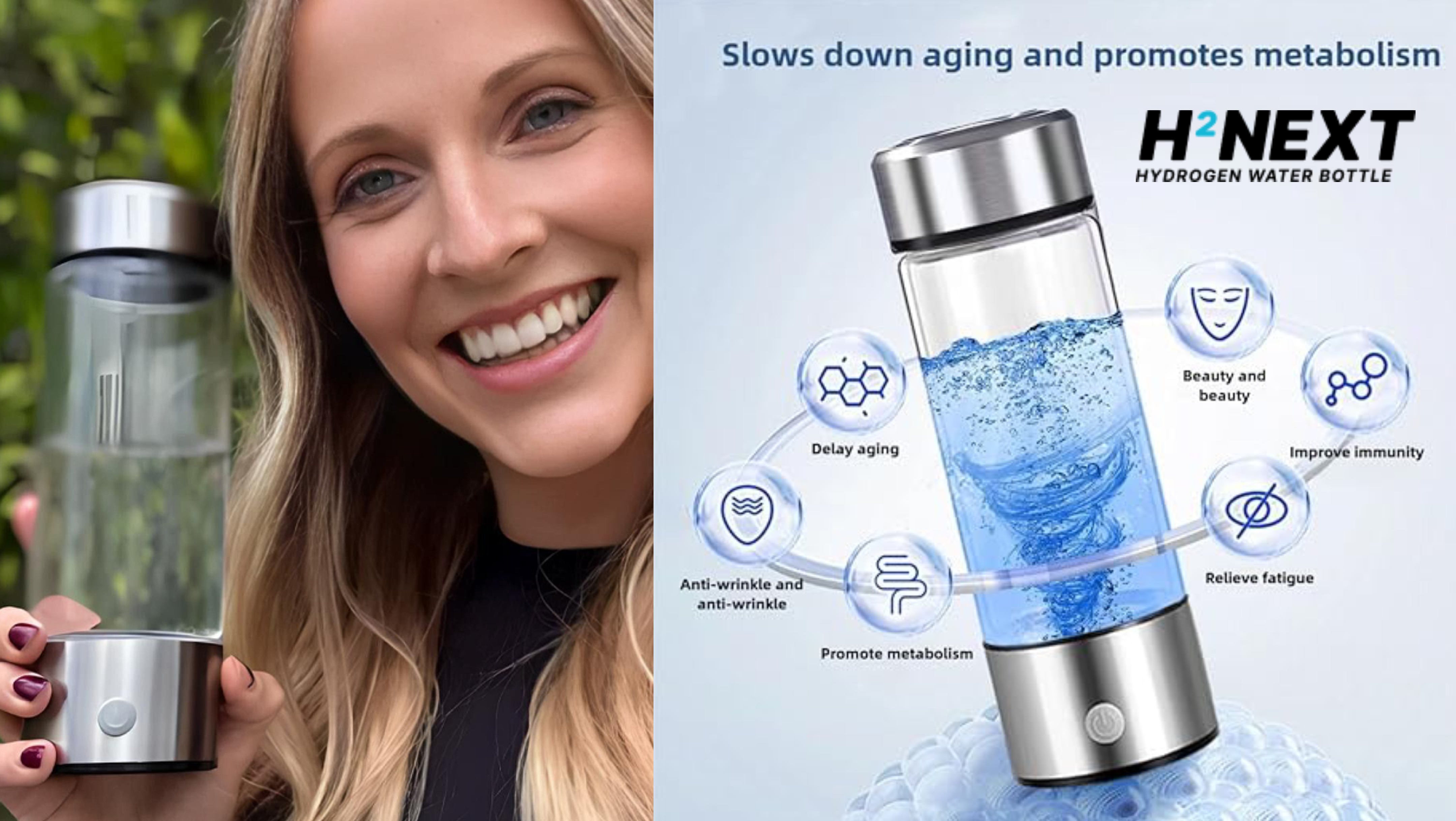 benefits of H2Next Hydrogen Water Bottle